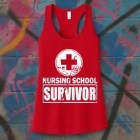 Nursing School Survivor Women's Tank Top thumb 3