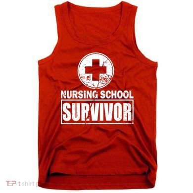 Nursing School Survivor Tank Top