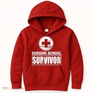 Nursing School Survivor Kids Hoodie