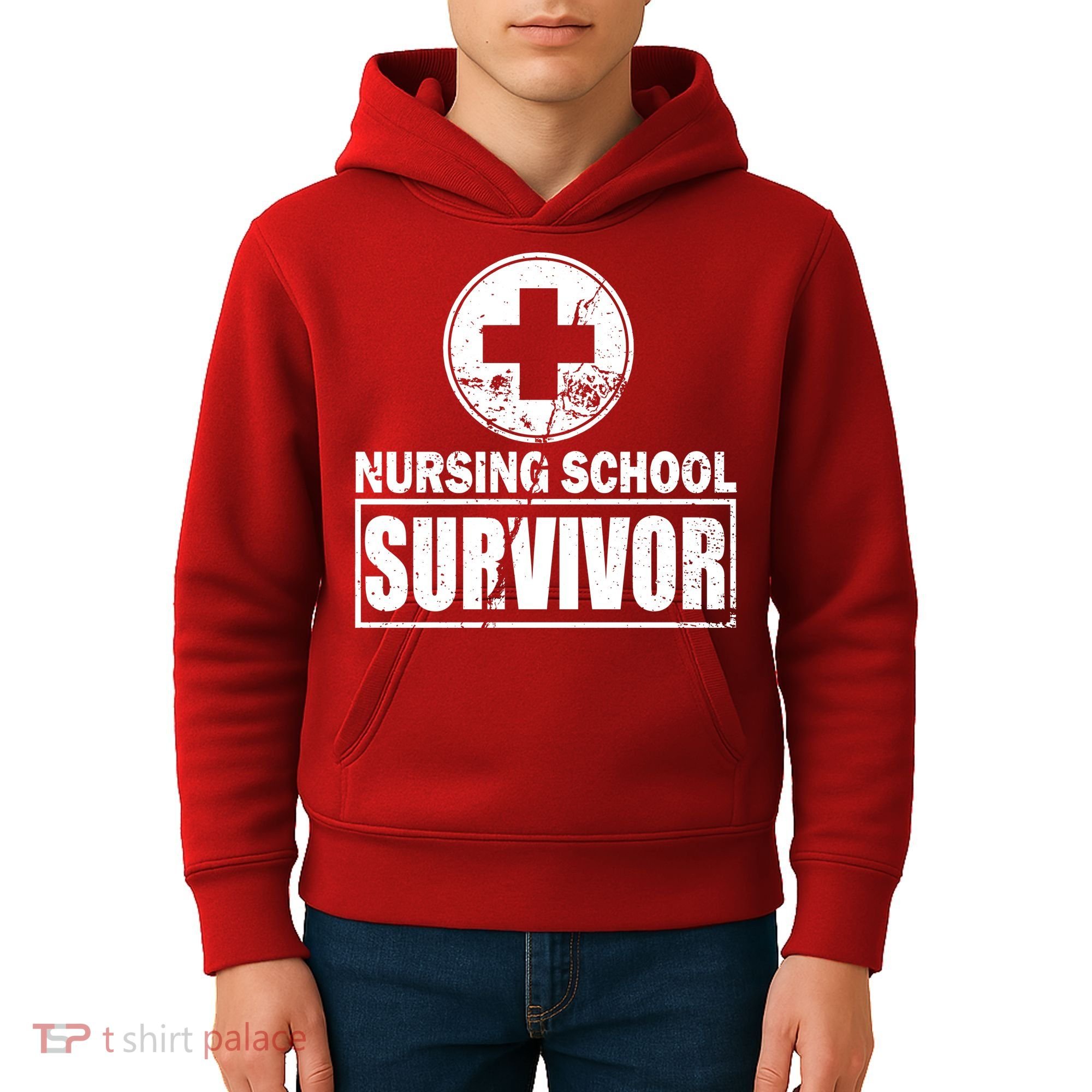 Nursing School Survivor Kids Hoodie