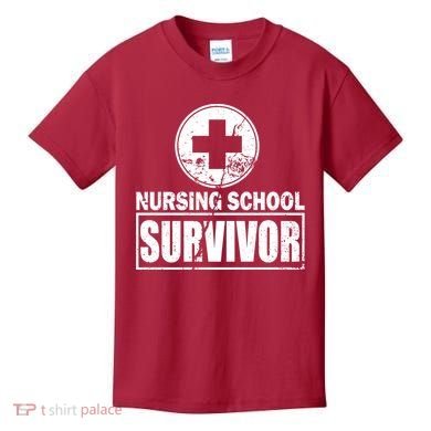 Nursing School Survivor Kids T-Shirt