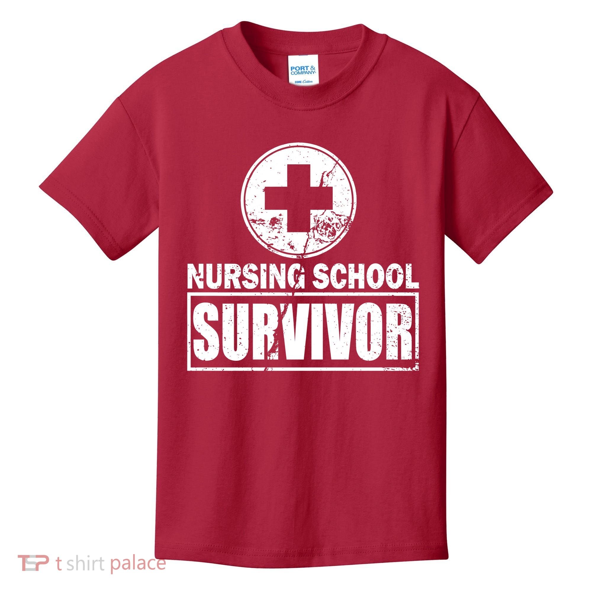 Nursing School Survivor Kids T-Shirt