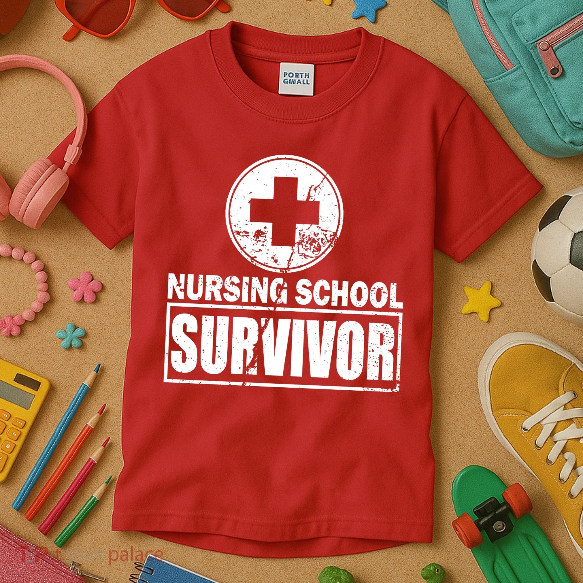 Nursing School Survivor Kids T-Shirt