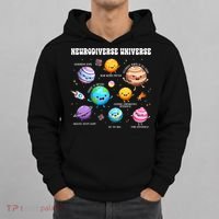 Neurodiverse Universe Sped Teacher Neurodiversity ASD ADHD  Hoodie thumb 0