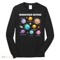 Neurodiverse Universe Sped Teacher Neurodiversity ASD ADHD  Long Sleeve Shirt thumb 0