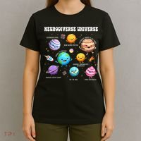 Neurodiverse Universe Sped Teacher Neurodiversity ASD ADHD  T-Shirt thumb 4