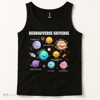 Neurodiverse Universe Sped Teacher Neurodiversity ASD ADHD  Tank Top thumb 2
