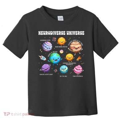 Neurodiverse Universe Sped Teacher Neurodiversity ASD ADHD  Toddler T-Shirt