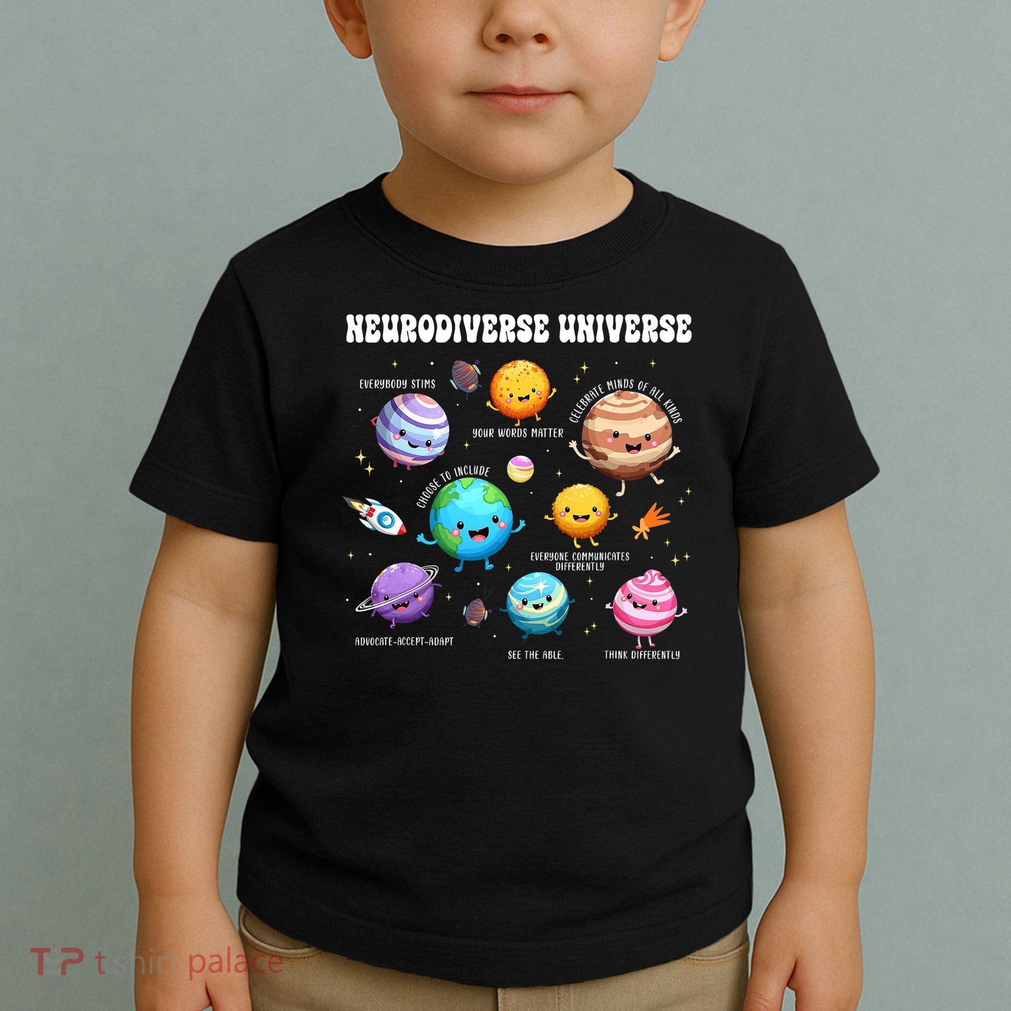 Neurodiverse Universe Sped Teacher Neurodiversity ASD ADHD  Toddler T-Shirt