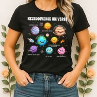 Neurodiverse Universe Sped Teacher Neurodiversity ASD ADHD  Women's T-Shirt thumb 2
