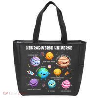 Neurodiverse Universe Sped Teacher Neurodiversity ASD ADHD  Tote Bag thumb 0