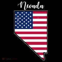 Nevada United States Map Backpack thumb 2