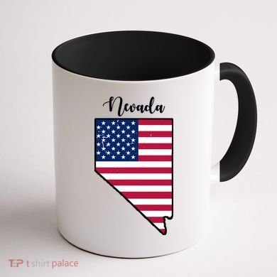 Nevada United States Map Coffee Mug back