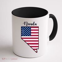 Nevada United States Map Coffee Mug thumb 1