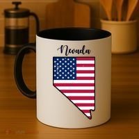 Nevada United States Map Coffee Mug thumb 4