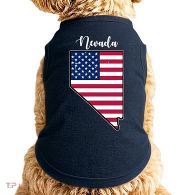 Nevada United States Map Doggie Tank