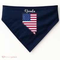 Nevada United States Map USA-Made Doggie Bandana thumb 0