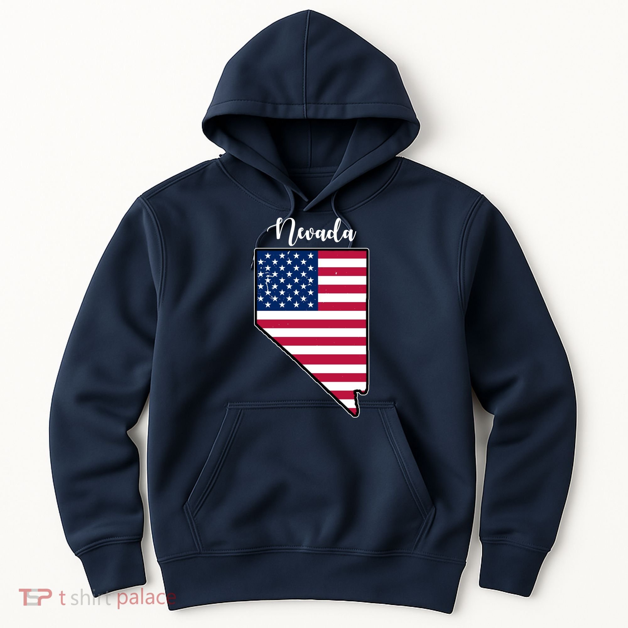 Nevada United States Map Hoodie