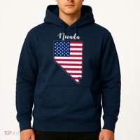 Nevada United States Map Hoodie thumb 2