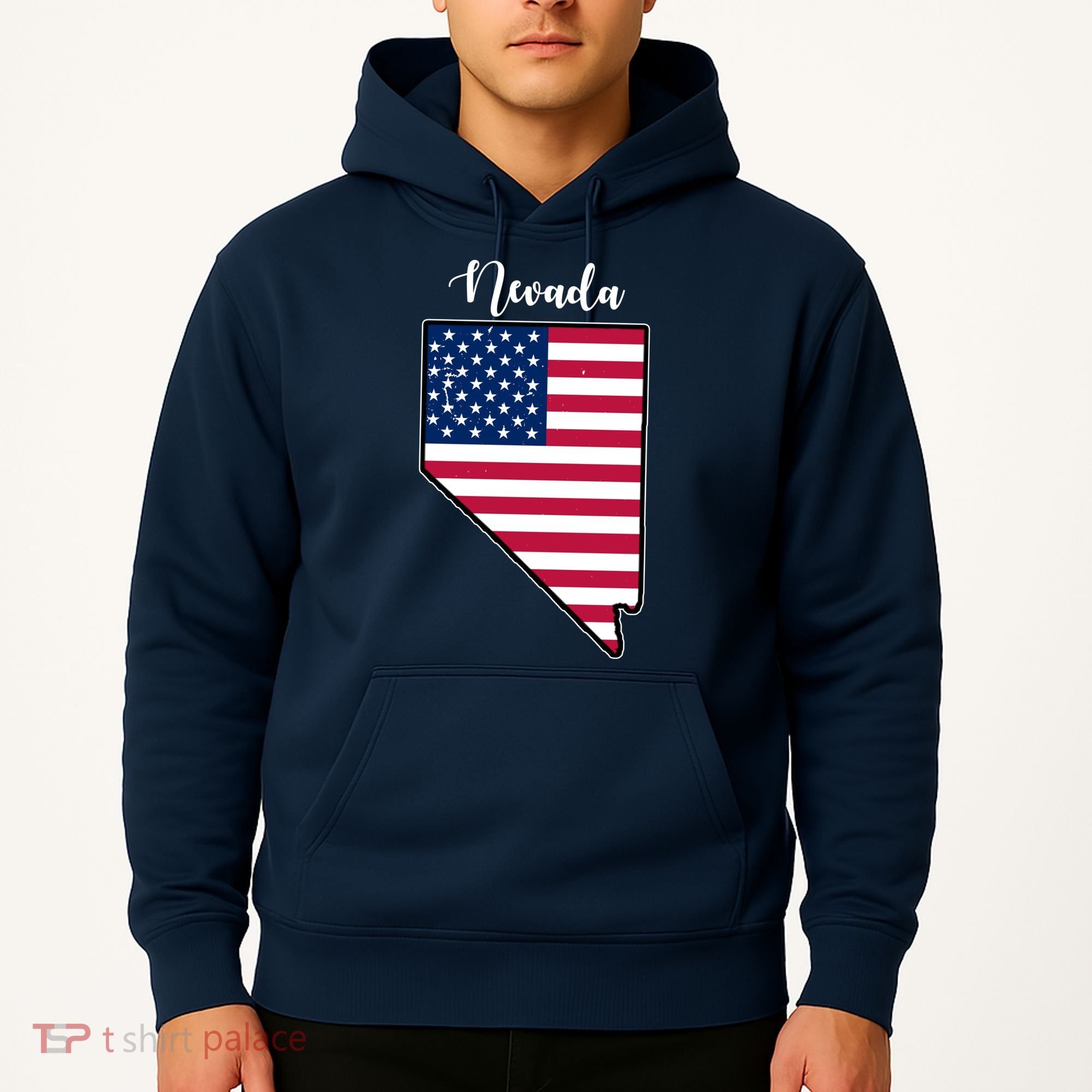 Nevada United States Map Hoodie