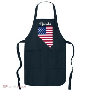 Nevada United States Map Apron