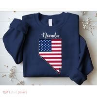 Nevada United States Map Sweatshirt thumb 2