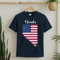 Nevada United States Map T-Shirt thumb 2