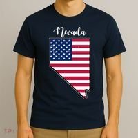 Nevada United States Map T-Shirt thumb 3