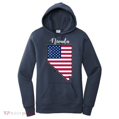 Nevada United States Map Women's Hoodie