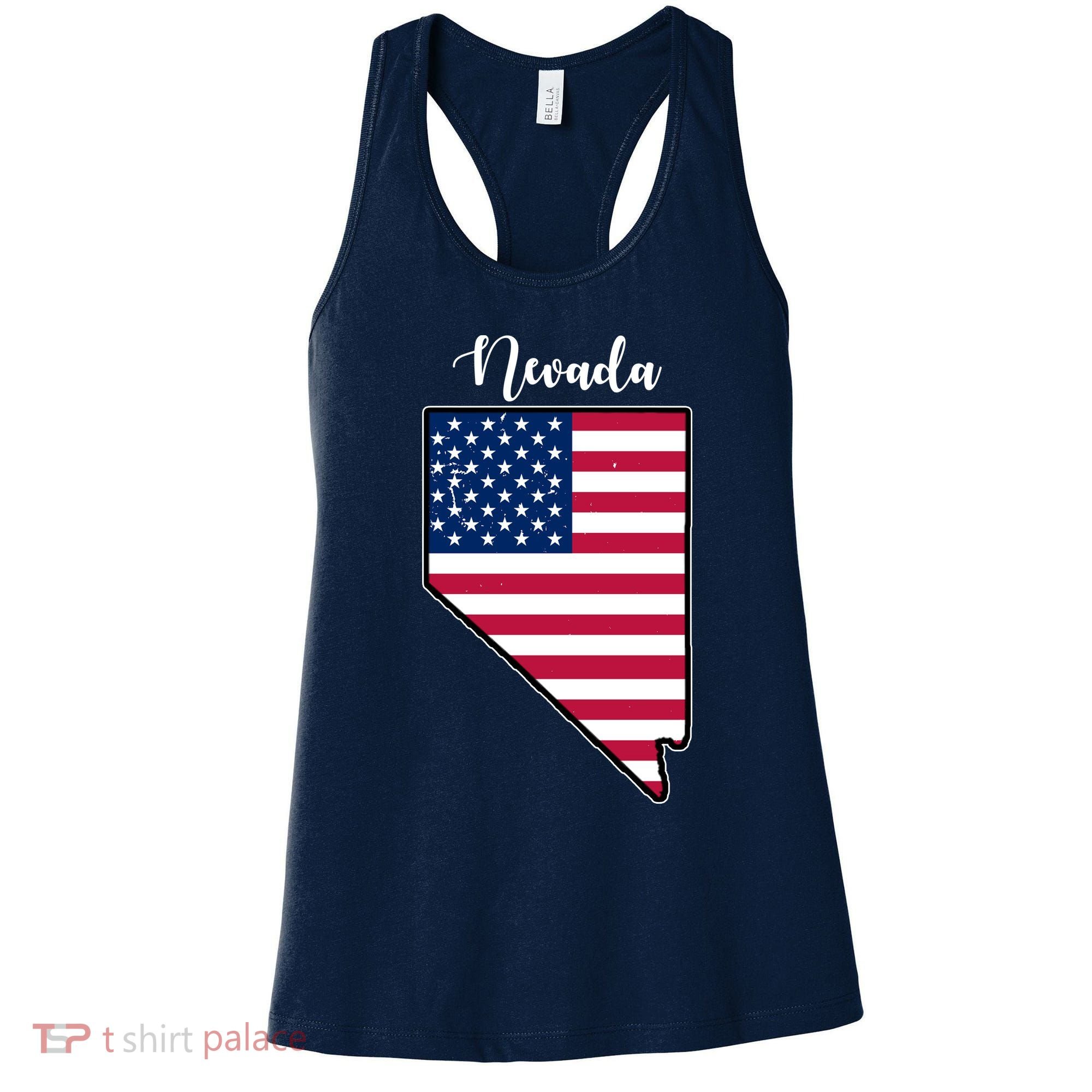 Nevada United States Map Women's Tank Top