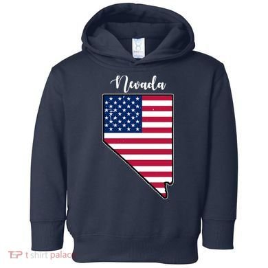 Nevada United States Map Toddler Hoodie