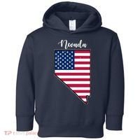 Nevada United States Map Toddler Hoodie thumb 0