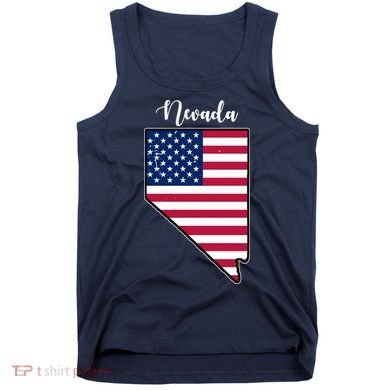 Nevada United States Map Tank Top