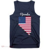 Nevada United States Map Tank Top thumb 0