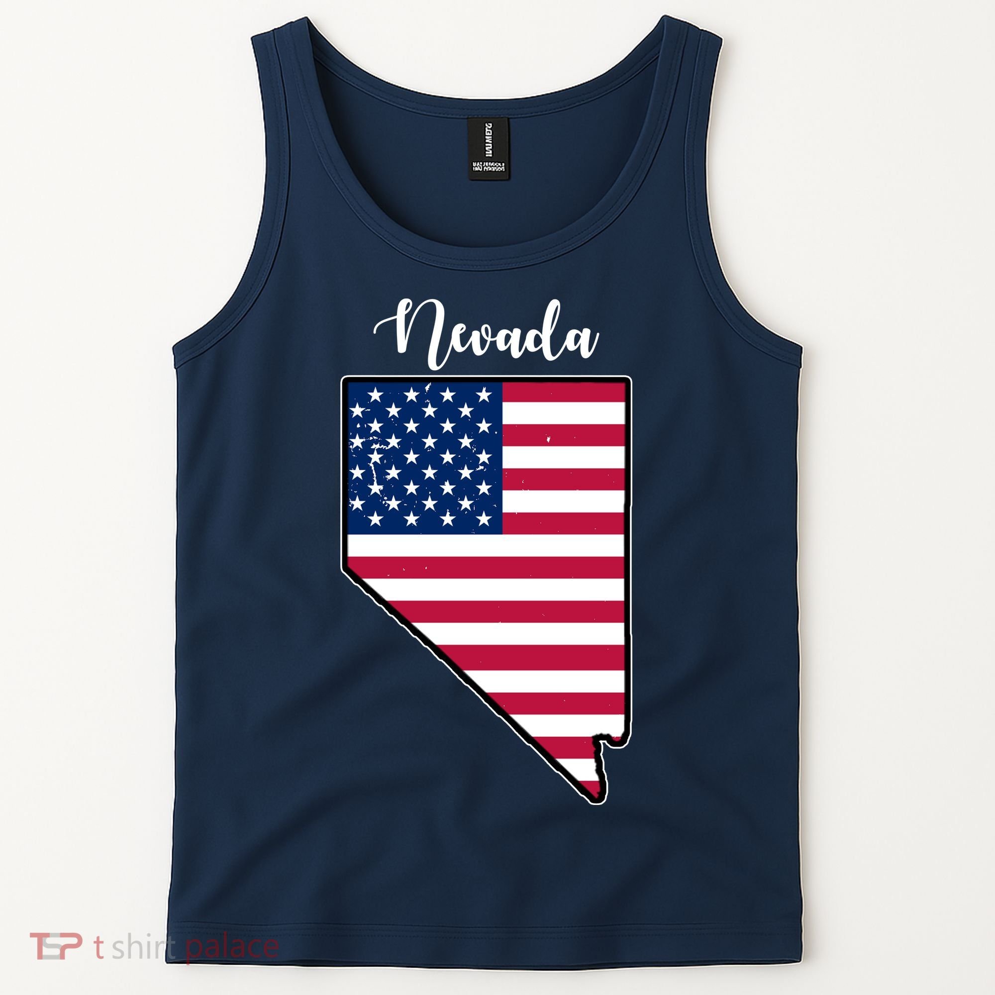 Nevada United States Map Tank Top