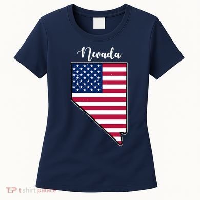 Nevada United States Map Women's T-Shirt