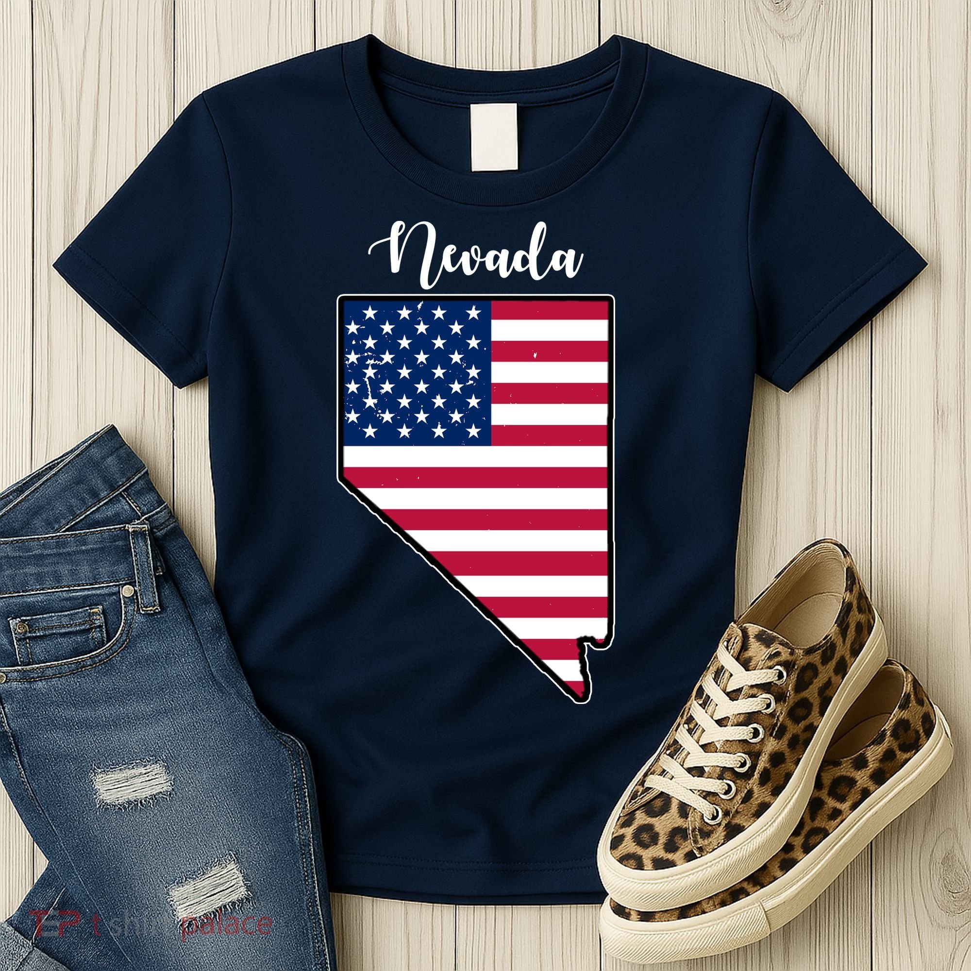 Nevada United States Map Women's T-Shirt