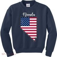 Nevada United States Map Kids Sweatshirt thumb 0