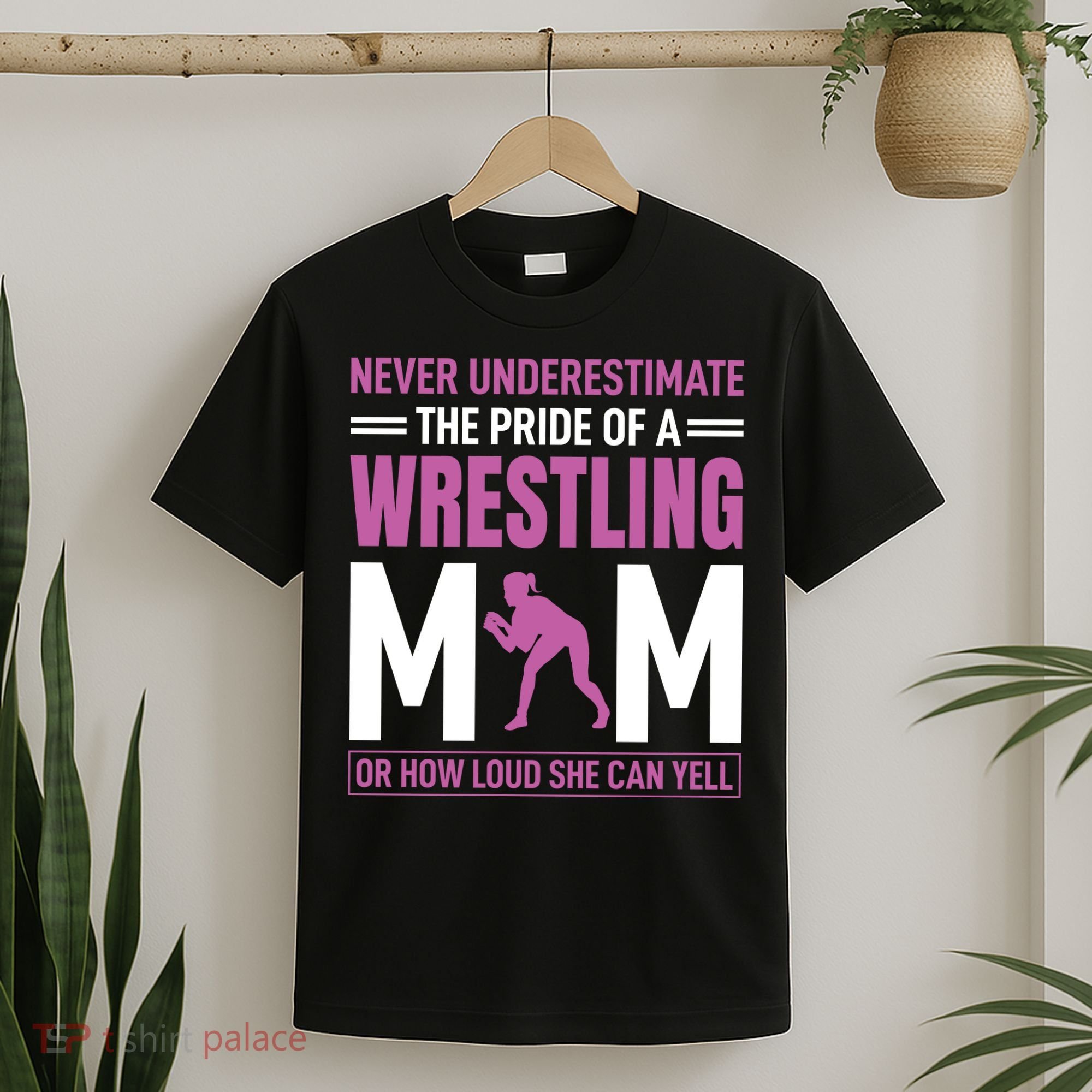 Never Underestimate The Pride Of A Wrestling Mom T-Shirt