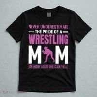 Never Underestimate The Pride Of A Wrestling Mom T-Shirt thumb 5