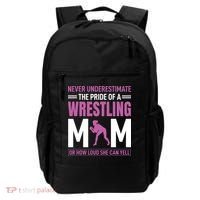 Never Underestimate The Pride Of A Wrestling Mom Backpack thumb 0