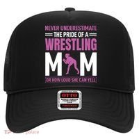 Never Underestimate The Pride Of A Wrestling Mom Hat thumb 0