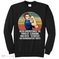 Never Underestimate The Power Of A Grandma Who Votes Sweatshirt thumb 0