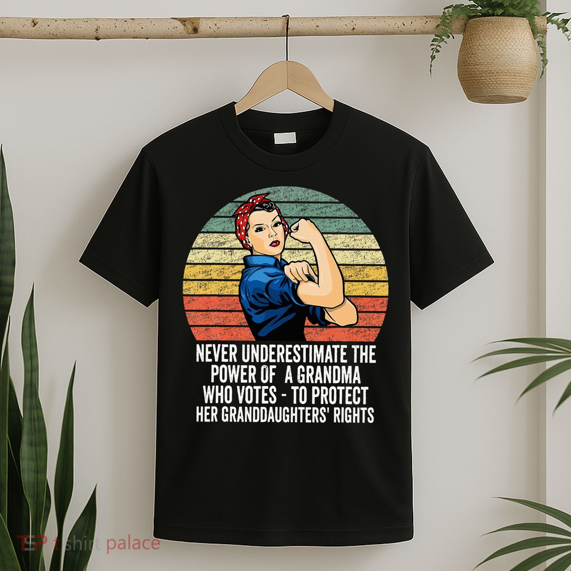 Never Underestimate The Power Of A Grandma Who Votes T-Shirt