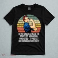 Never Underestimate The Power Of A Grandma Who Votes T-Shirt thumb 5