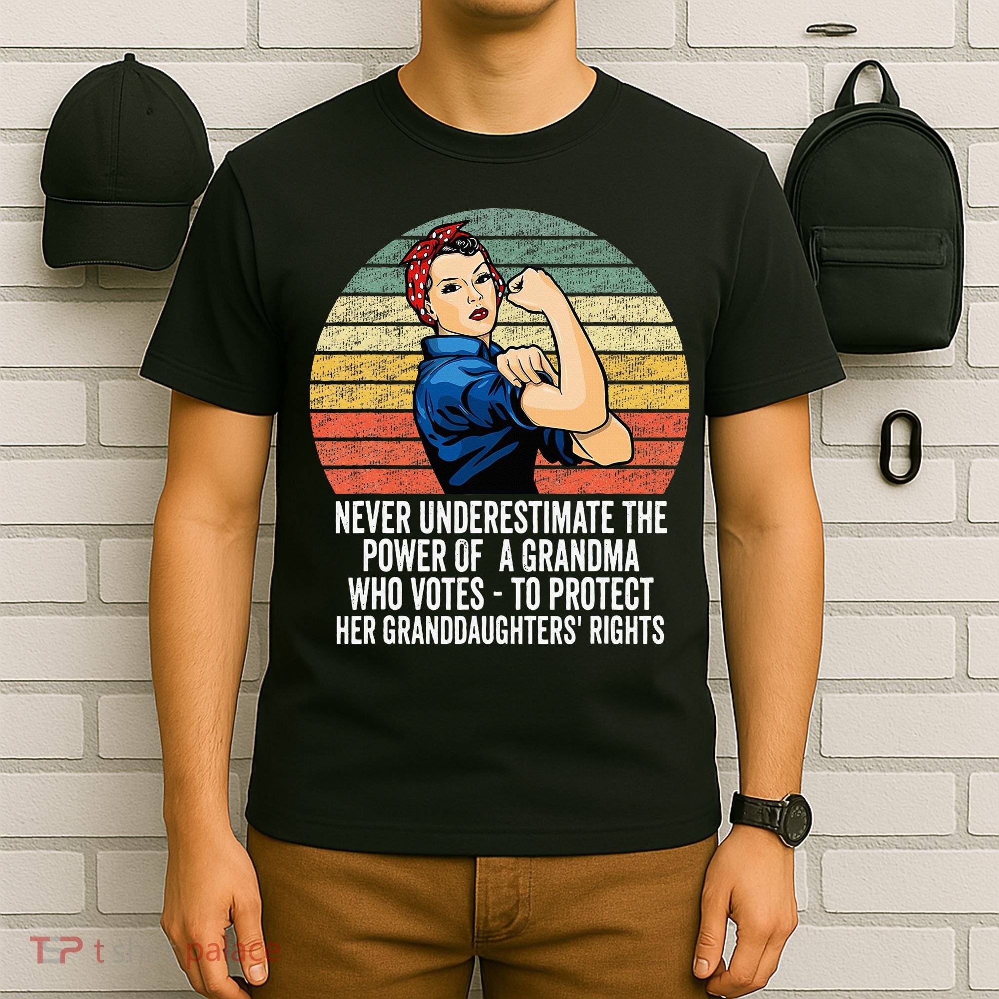 Never Underestimate The Power Of A Grandma Who Votes T-Shirt