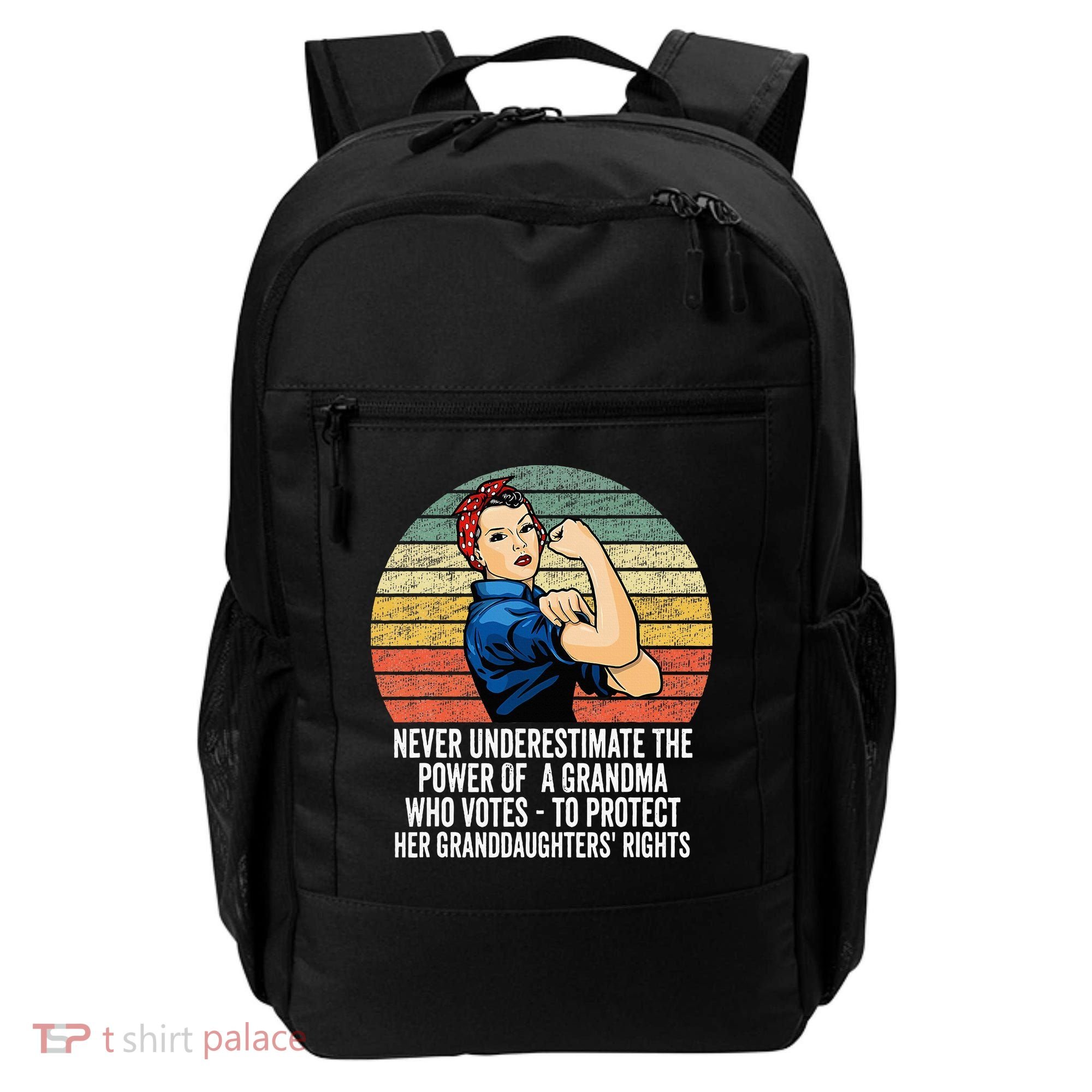 Never Underestimate The Power Of A Grandma Who Votes Backpack