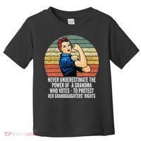 Never Underestimate The Power Of A Grandma Who Votes Toddler T-Shirt thumb 0