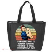Never Underestimate The Power Of A Grandma Who Votes Tote Bag thumb 0
