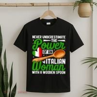 Never Underestimate The Power Of An Italian Woman T-Shirt thumb 2